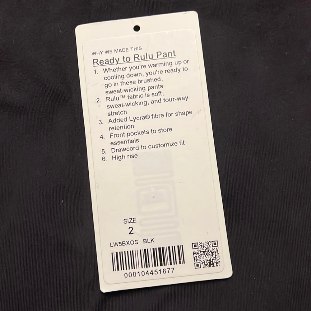 Lululemon Rulu Pant - Picture 2 of 5